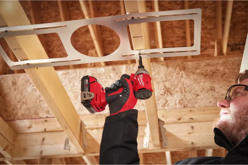 Aku 1/4" HEX rázový šroubovák/utahovák Milwaukee M18 BLIDR-0X, 190 Nm, beu aku, s kufrem, 4933492842